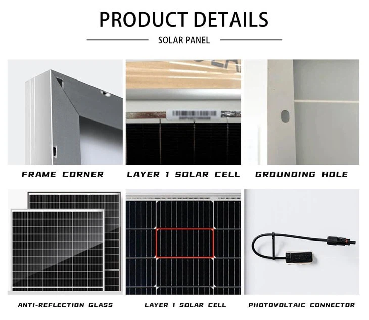 550W 144 Half Cut Mono Solar Panel